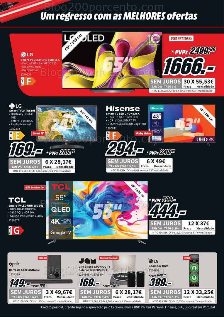 Antevisão Folheto MEDIA MARKT Promoções de 31 agosto a 6 setembro