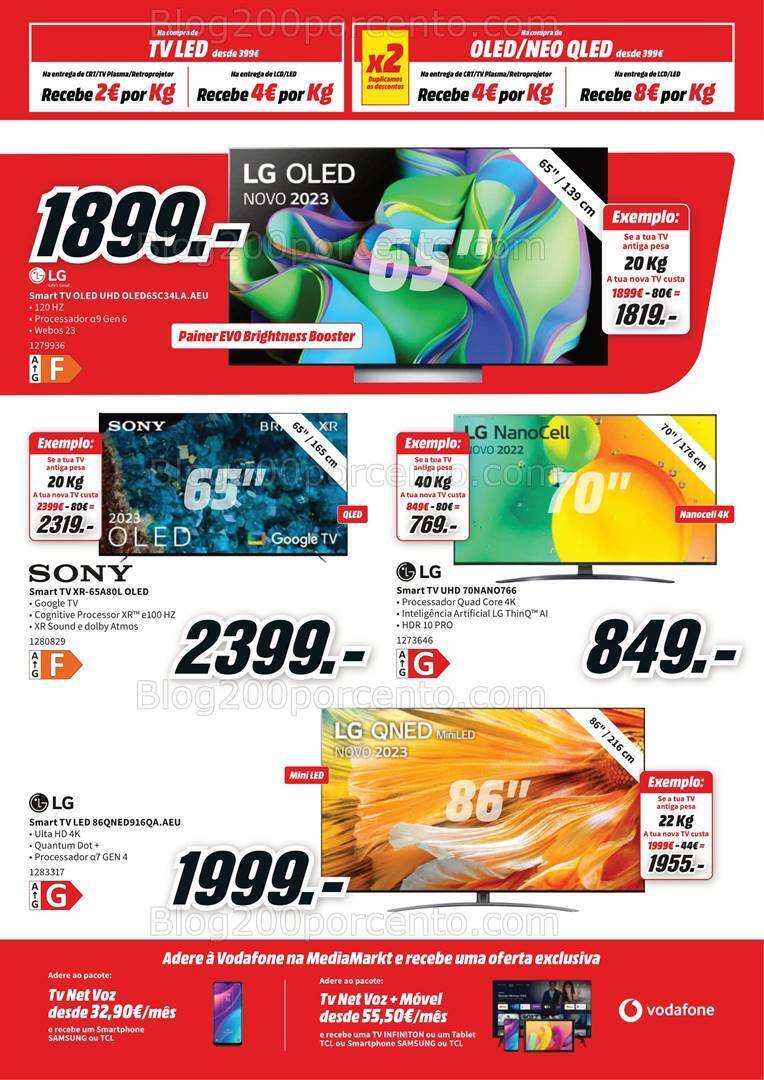 Antevisão Folheto MEDIAMARKT Promoções de 19 a 26 outubro