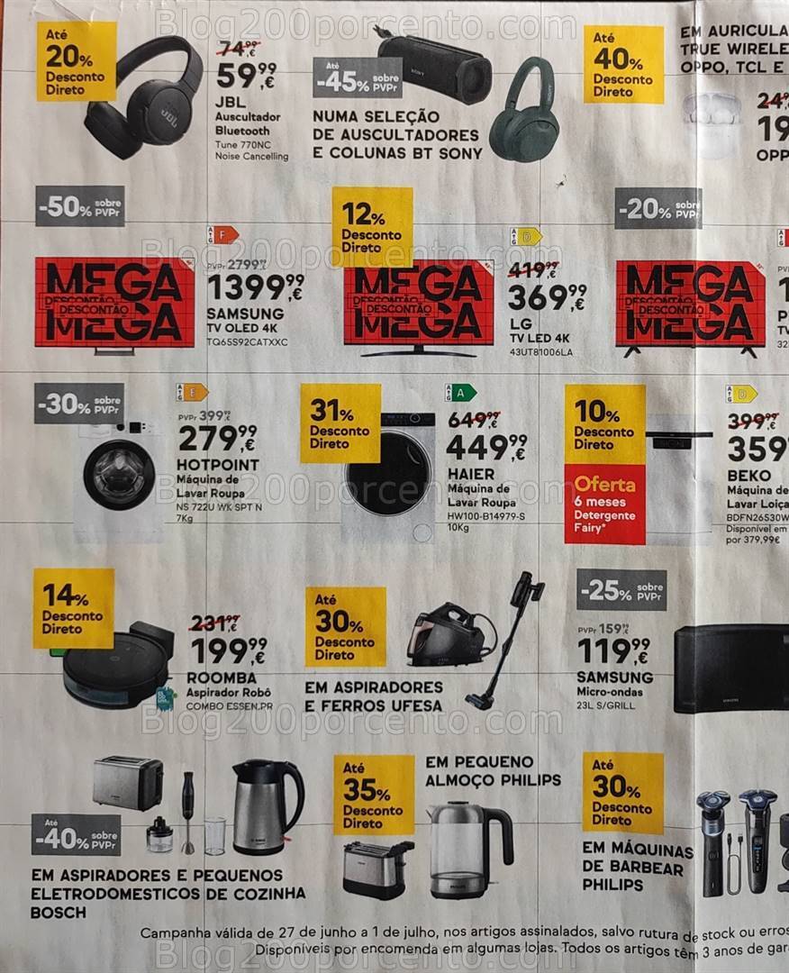 Antevisão Folheto WORTEN Mega Descontão Promoções de 27 junho a 1 julho