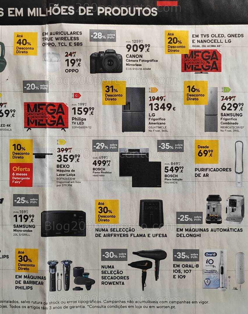 Antevisão Folheto WORTEN Mega Descontão Promoções de 27 junho a 1 julho