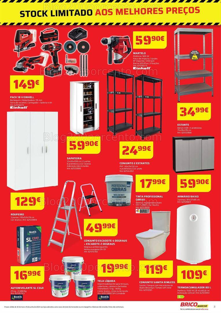 Antevisão Folheto BRICOMARCHÉ Promoções de 30 maio a 16 junho