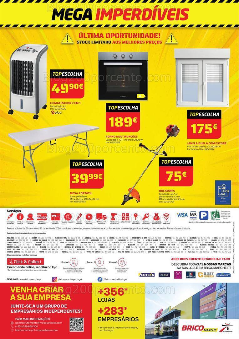 Antevisão Folheto BRICOMARCHÉ Promoções de 30 maio a 16 junho
