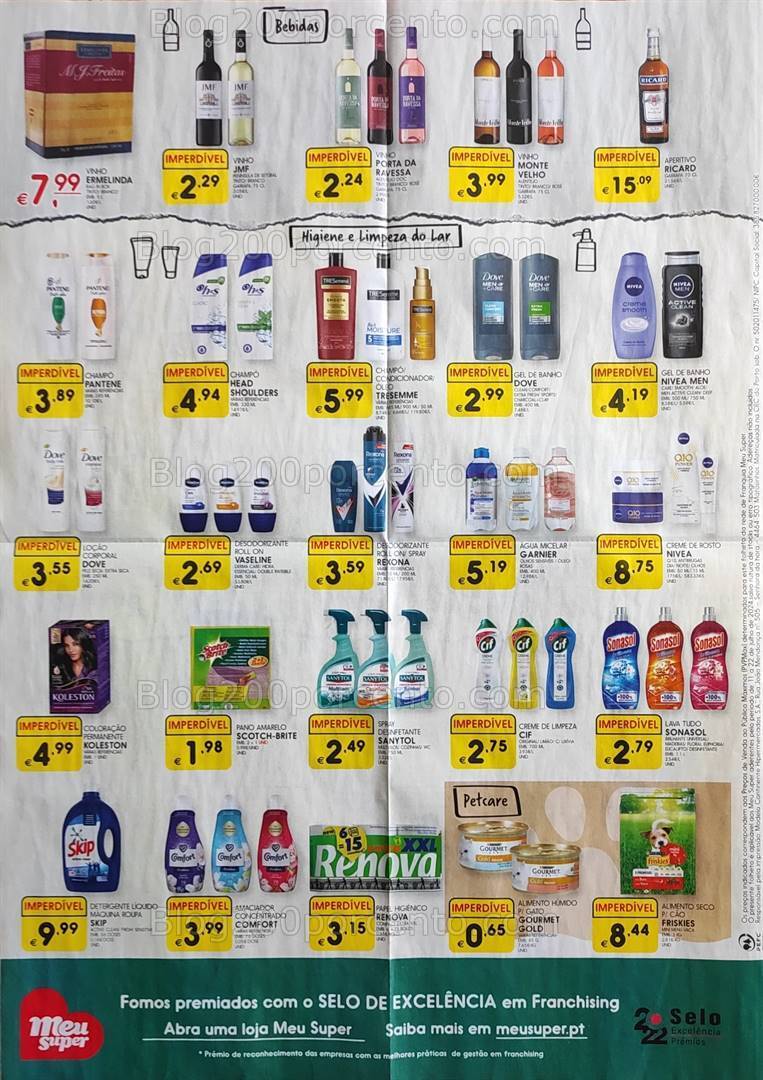 Antevisão Folheto MEU SUPER Promoções de 11 a 22 julho
