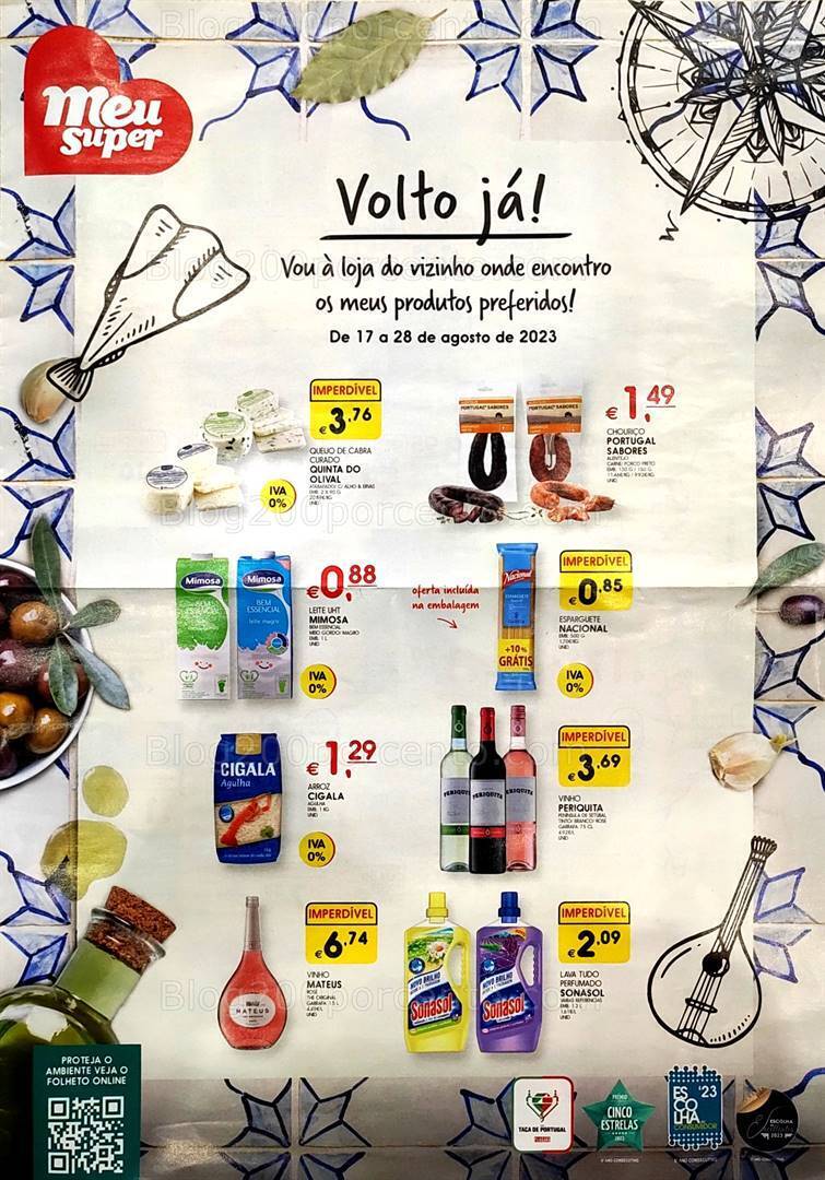 Antevisão Folheto MEU SUPER Promoções de 17 a 28 agosto