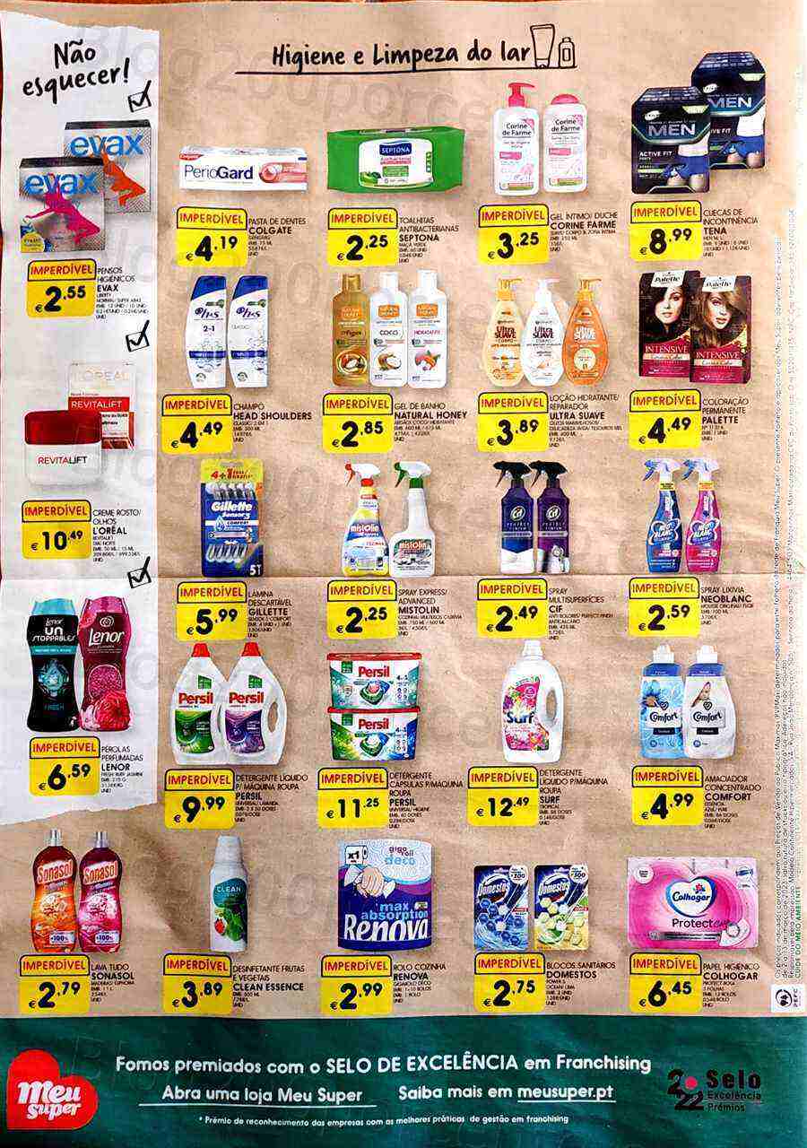 Antevisão Folheto MEU SUPER Promoções de 2 a 13 março