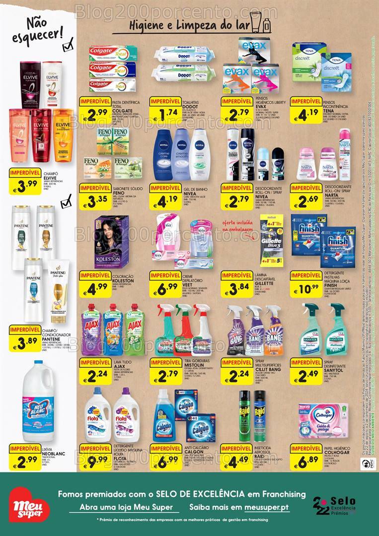 Antevisão Folheto MEU SUPER Promoções de 22 agosto a 2 setembro