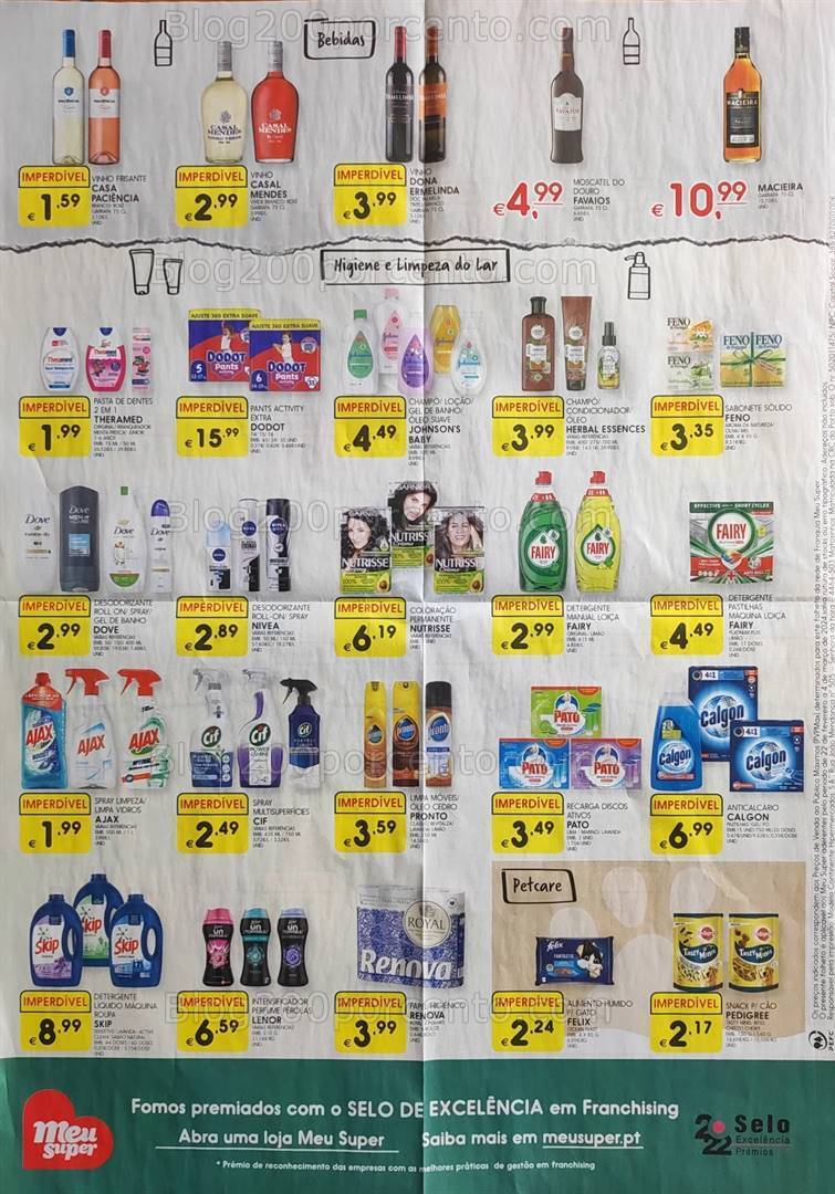 Antevisão Folheto MEU SUPER Promoções de 22 fevereiro a 4 março