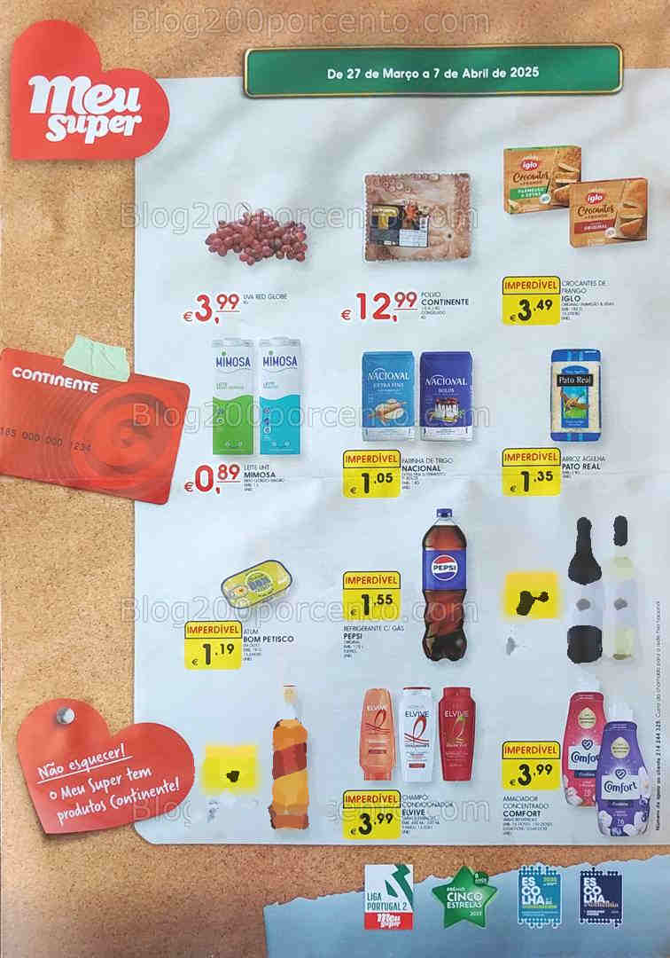 Antevisão Folheto MEU SUPER Promoções de 27 março a 7 abril
