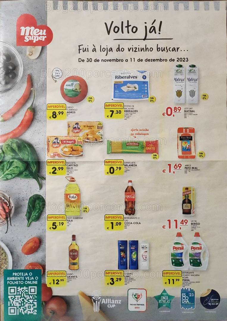 Antevisão Folheto MEU SUPER Promoções de 30 novembro a 11 dezembro