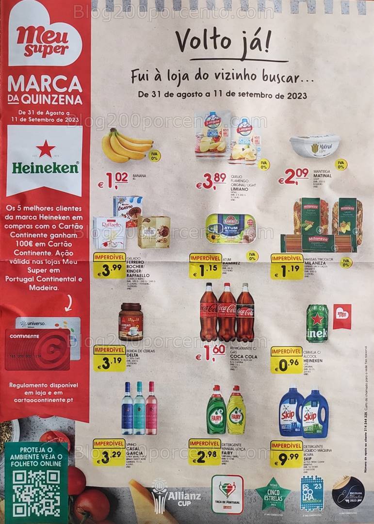 Antevisão Folheto MEU SUPER Promoções de 31 agosto a 11 setembro