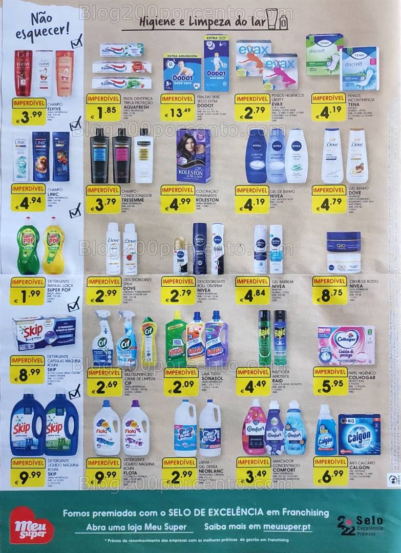 Antevisão Folheto MEU SUPER Promoções de 5 a 16 setembro