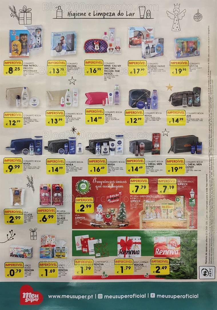 Antevisão Folheto MEU SUPER Natal Promoções de 23 novembro a 25 dezembro