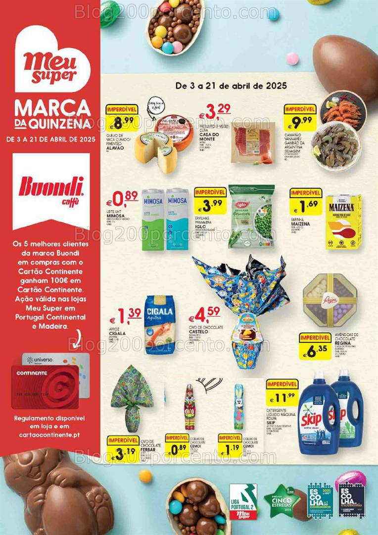 Antevisão Folheto MEU SUPER Promoções de 3 a 21 abril