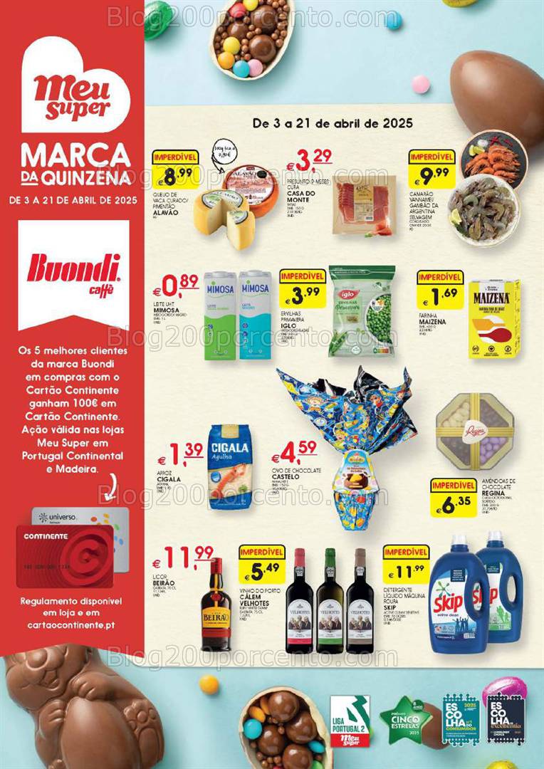 Antevisão Folheto MEU SUPER Promoções de 3 a 21 abril