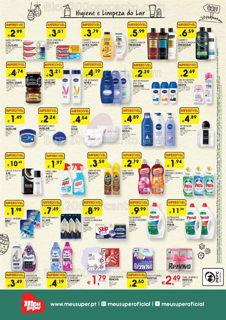 Antevisão Folheto MEU SUPER Promoções de 3 a 21 abril