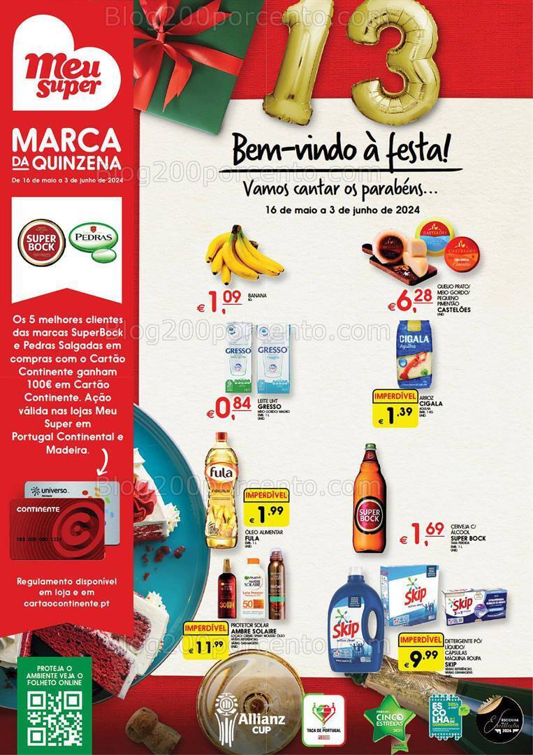 Antevisão Folheto MEU SUPER Aniversário Promoções de 16 maio a 3 junho