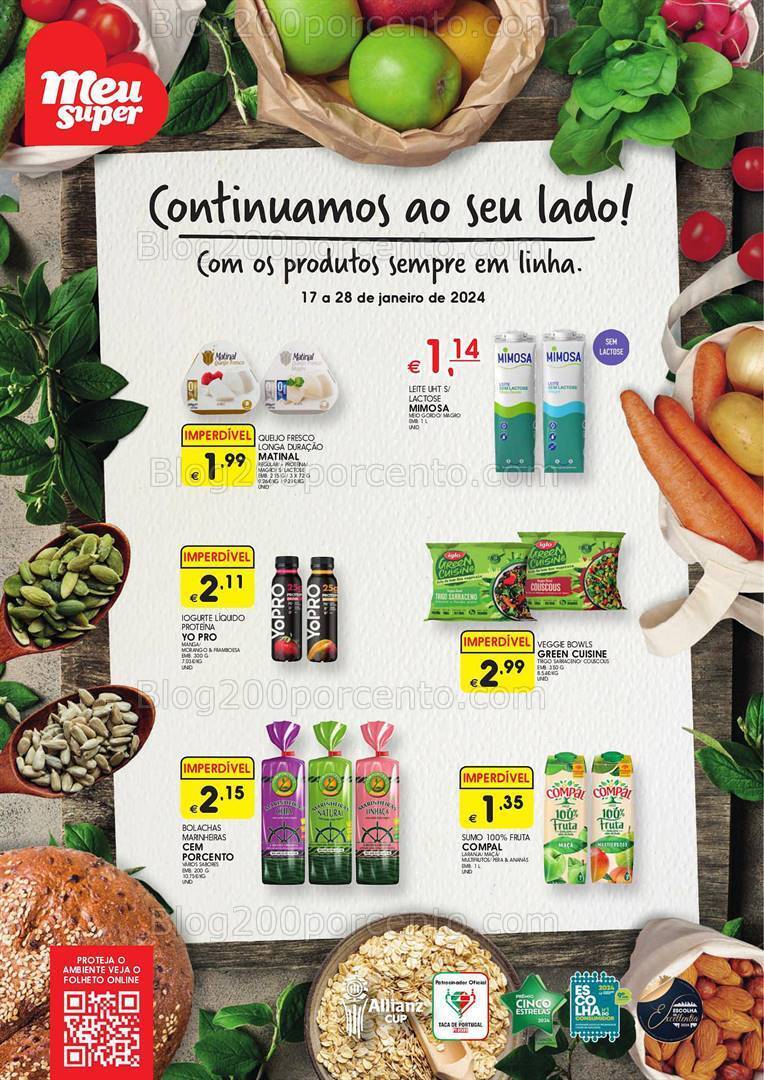 Antevisão Folheto MEU SUPER Promoções de 17 a 28 janeiro