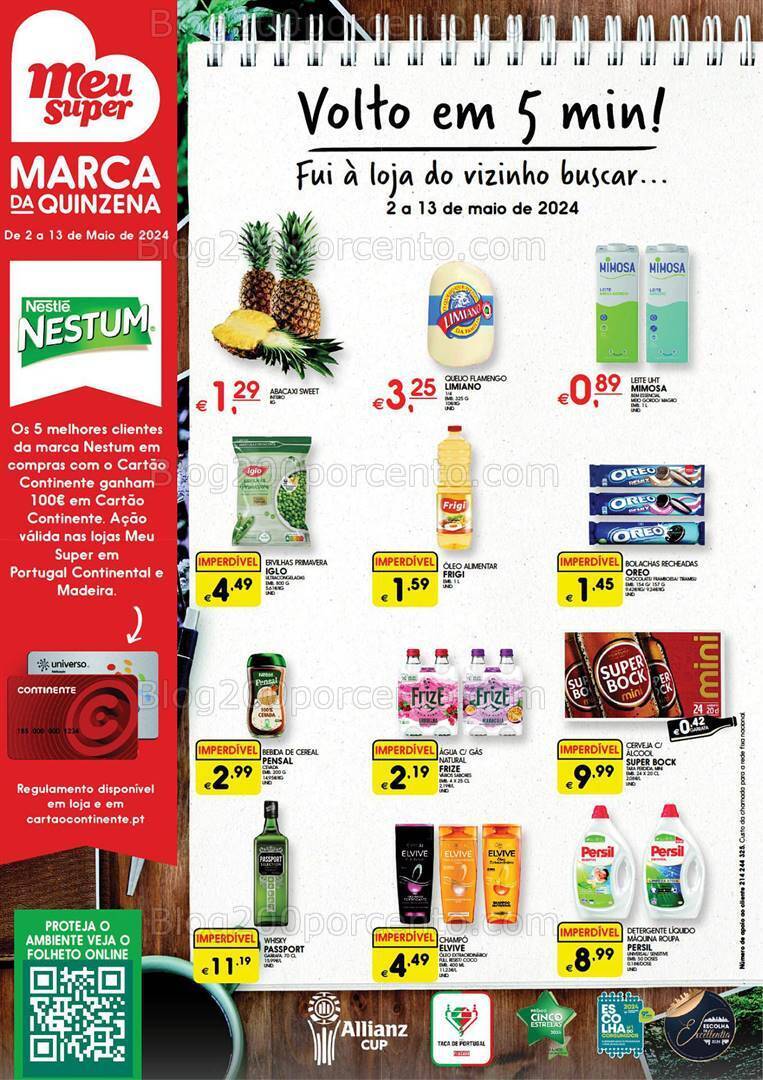 Antevisão Folheto MEU SUPER Promoções de 2 a 13 maio