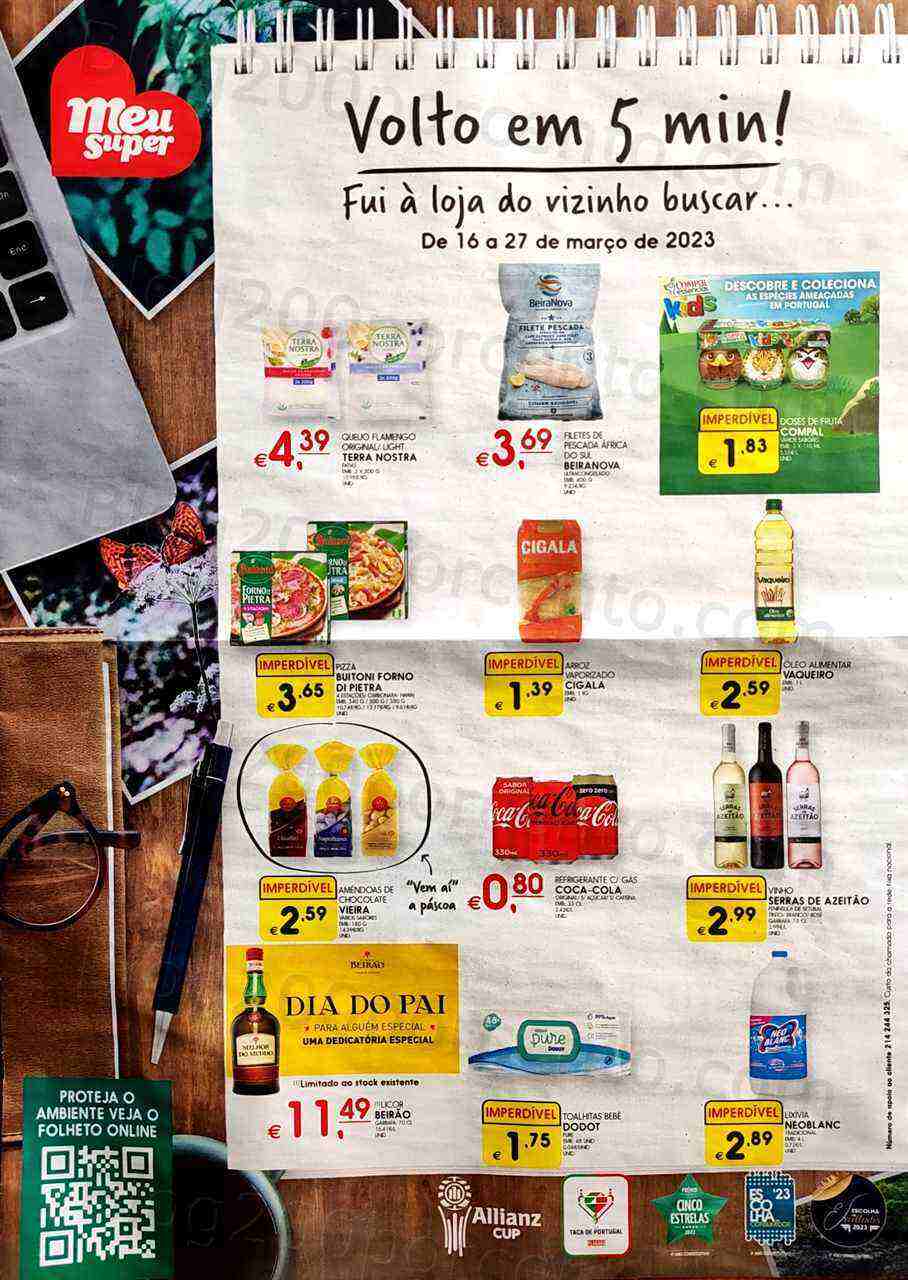 Antevisão Folheto MEU SUPER Promoções de 16 a 27 março