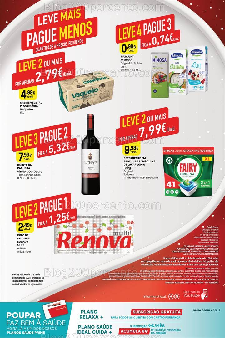 Antevisão Folheto INTERMARCHÉ Mini Promoções de 12 a 18 dezembro