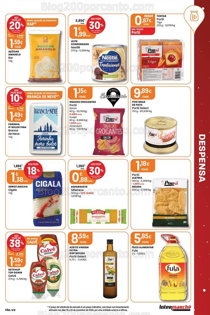 Antevisão Folheto INTERMARCHÉ Mini Promoções de 19 a 24 dezembro