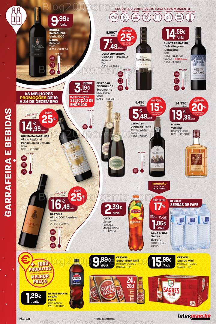 Antevisão Folheto INTERMARCHÉ Mini Promoções de 19 a 24 dezembro