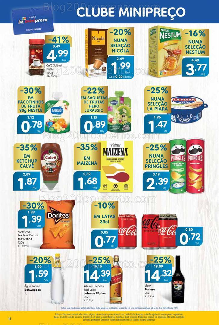 Antevisão Folheto MINIPREÇO Promoções de 7 a 13 dezembro