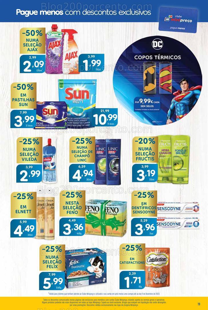 Antevisão Folheto MINIPREÇO Promoções de 7 a 13 dezembro