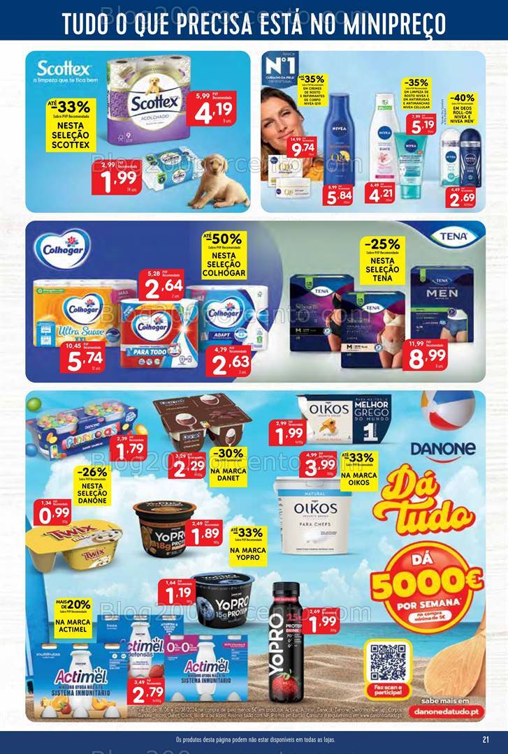 Antevisão Folheto MINIPREÇO Promoções de 1 a 7 agosto