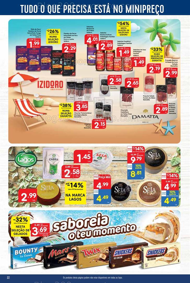 Antevisão Folheto MINIPREÇO Promoções de 1 a 7 agosto