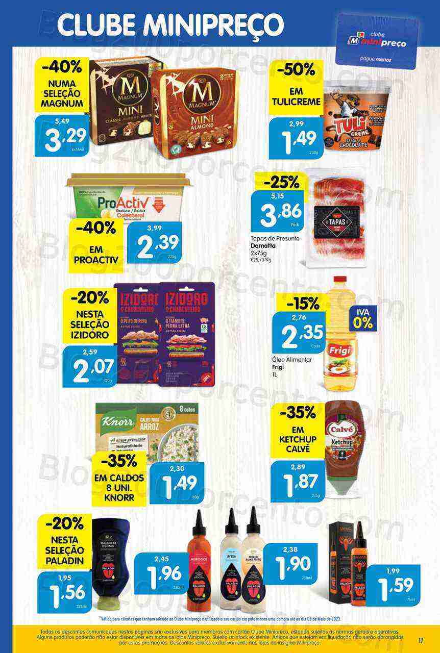 Antevisão Folheto MINIPREÇO Promoções de 11 a 17 maio