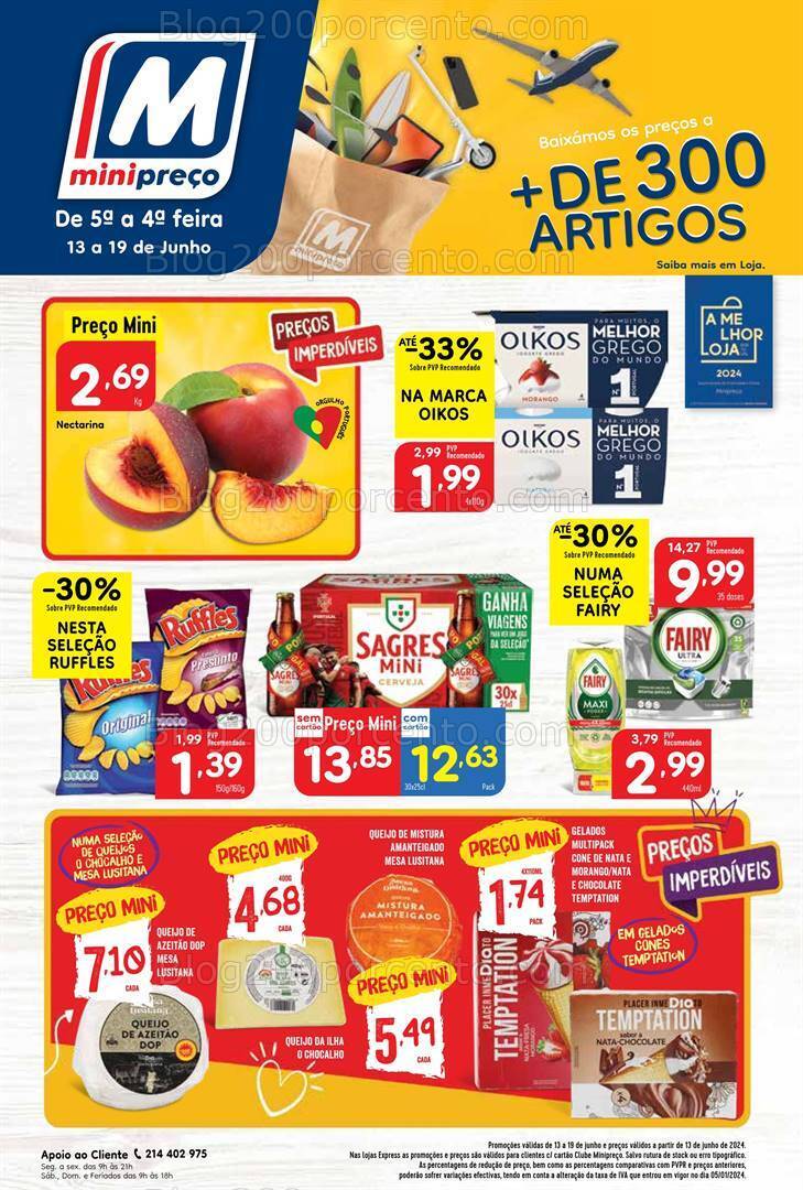 Antevisão Folheto MINIPREÇO Promoções de 13 a 19 junho