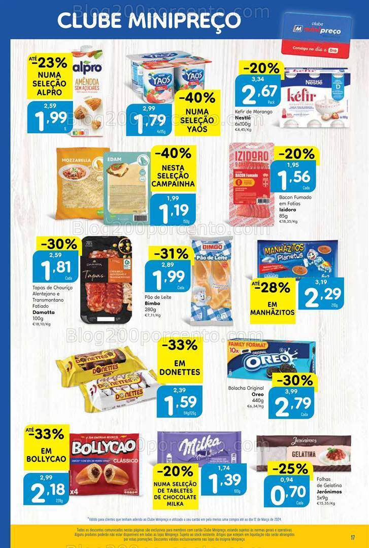 Antevisão Folheto MINIPREÇO Promoções de 14 a 20 março