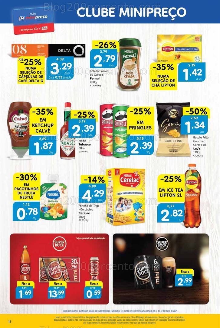 Antevisão Folheto MINIPREÇO Promoções de 14 a 20 março