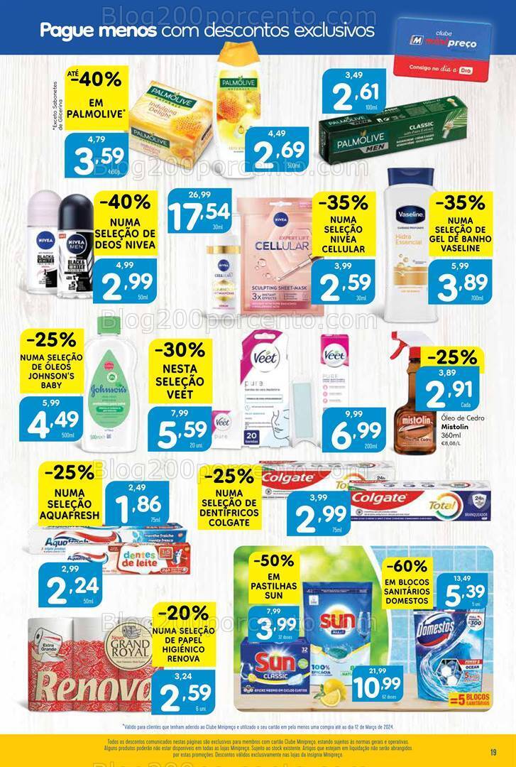Antevisão Folheto MINIPREÇO Promoções de 14 a 20 março