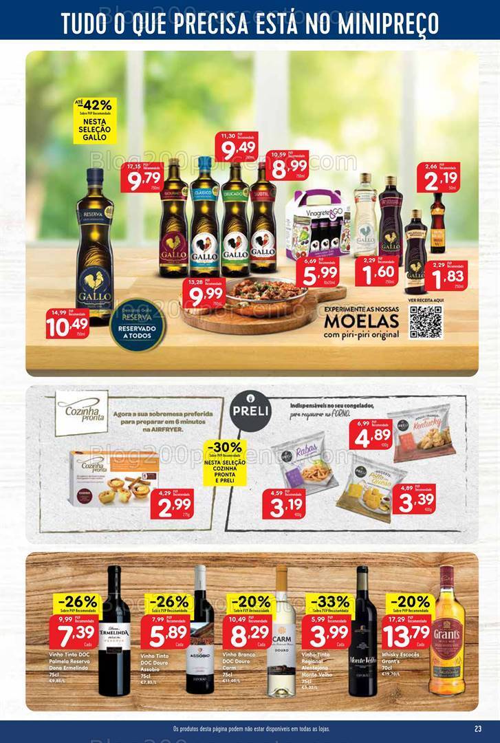 Antevisão Folheto MINIPREÇO Promoções de 14 a 20 março