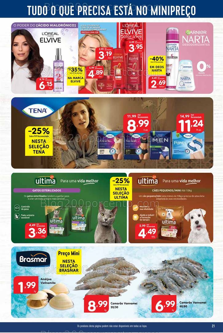Antevisão Folheto MINIPREÇO Promoções de 15 a 21 agosto