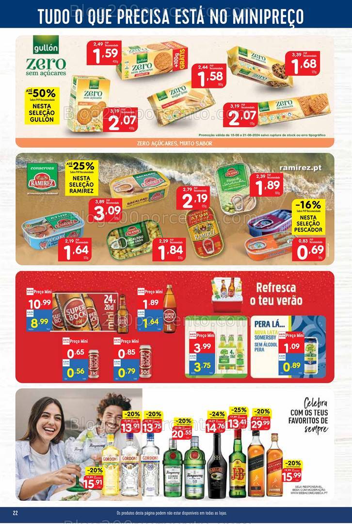 Antevisão Folheto MINIPREÇO Promoções de 15 a 21 agosto