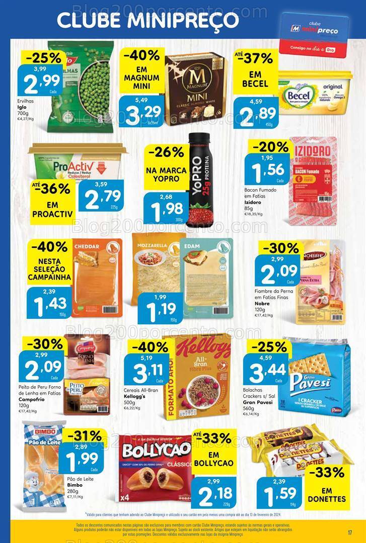 Antevisão Folheto MINIPREÇO Promoções de 15 a 21 fevereiro