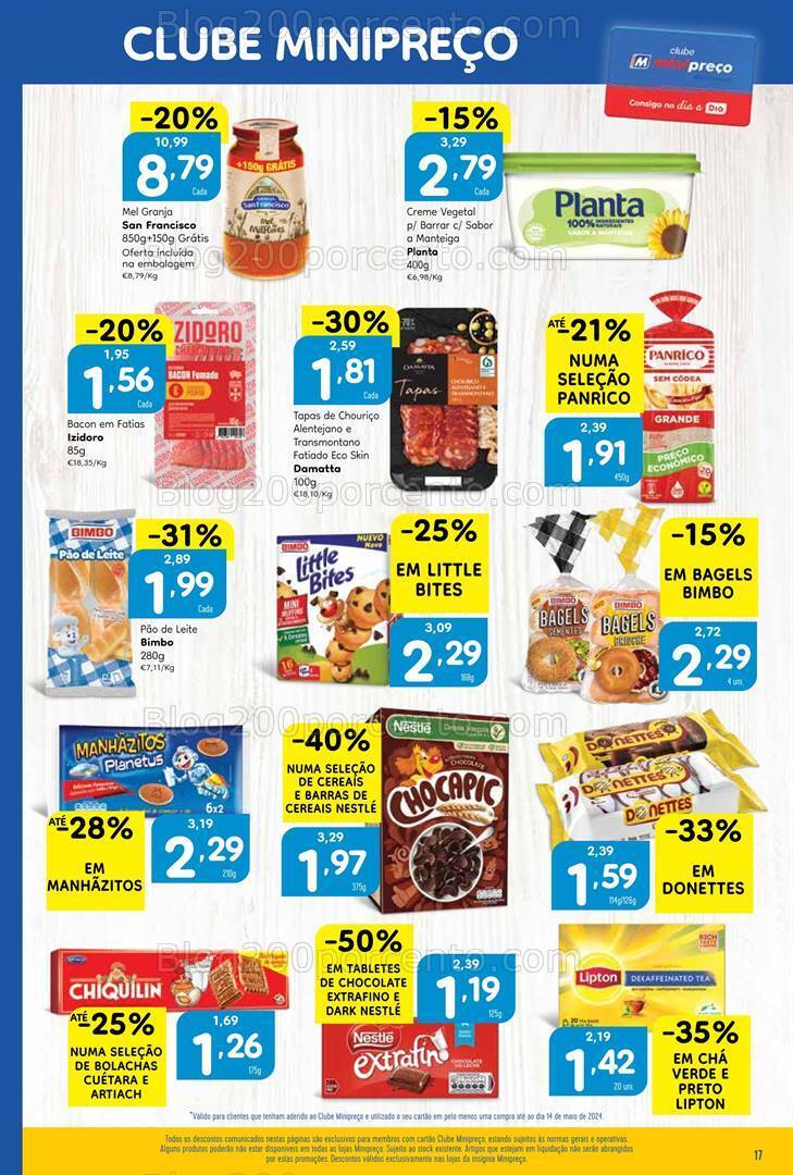 Antevisão Folheto MINIPREÇO Promoções de 16 a 22 maio