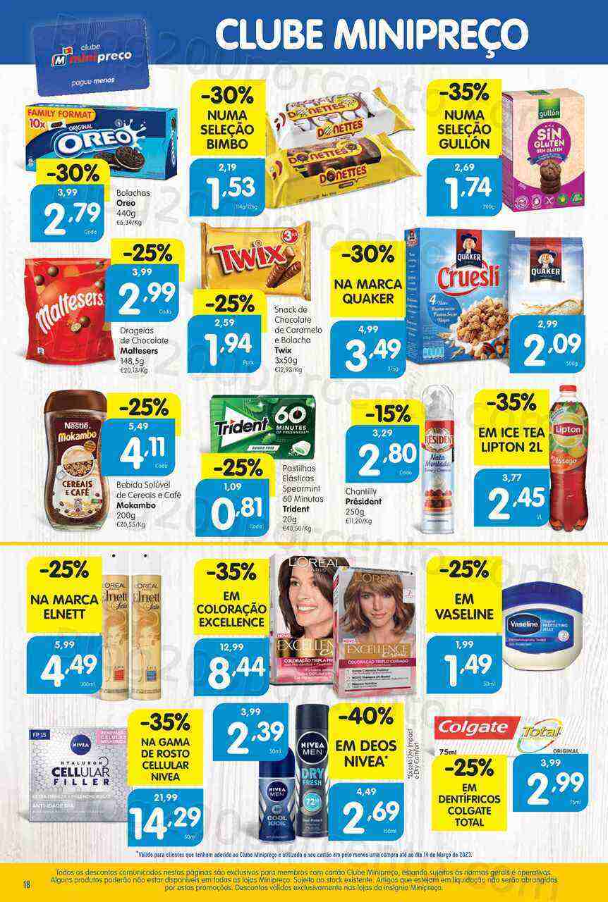 Antevisão Folheto MINIPREÇO Promoções de 16 a 22 março