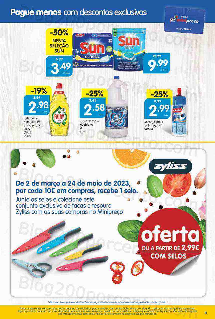 Antevisão Folheto MINIPREÇO Promoções de 16 a 22 março