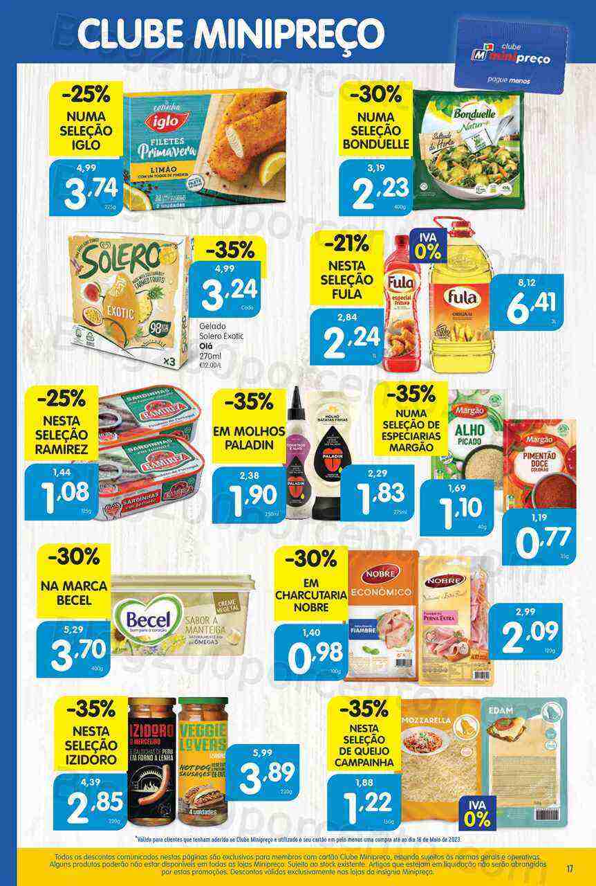 Antevisão Folheto MINIPREÇO Promoções de 18 a 24 maio