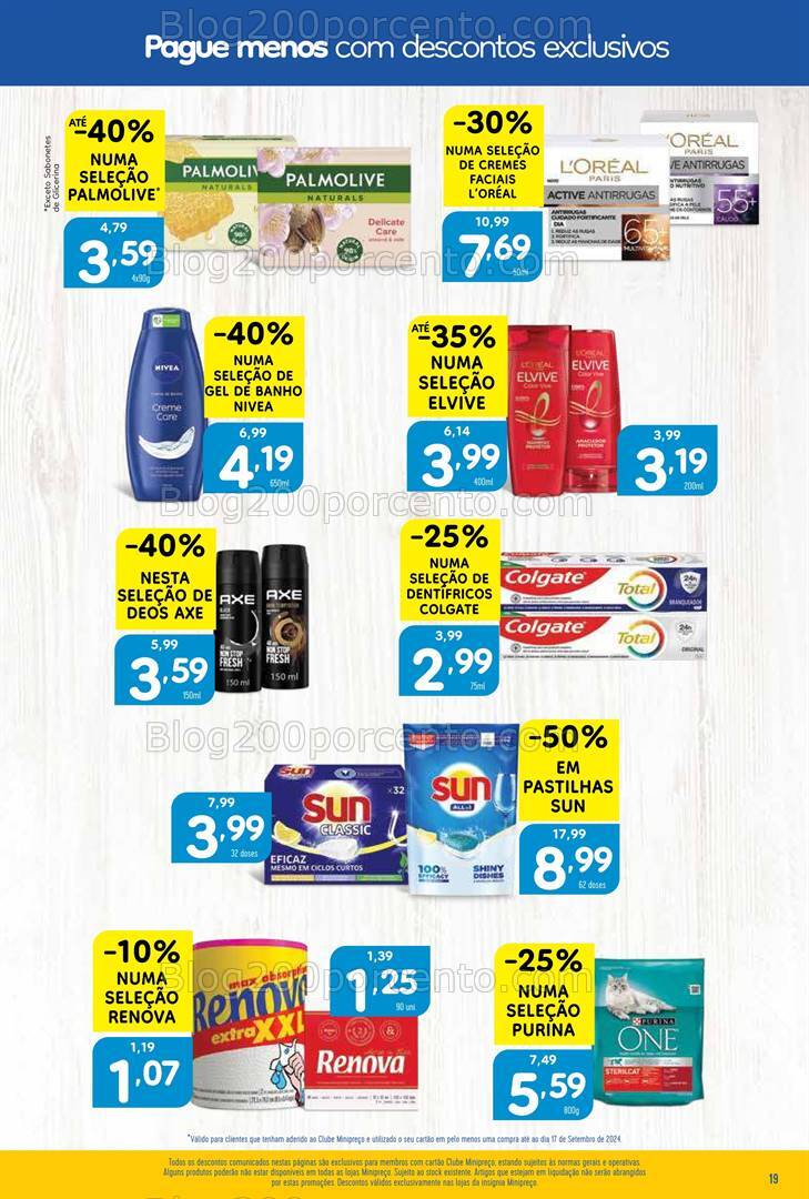 Antevisão Folheto MINIPREÇO Promoções de 18 a 25 setembro