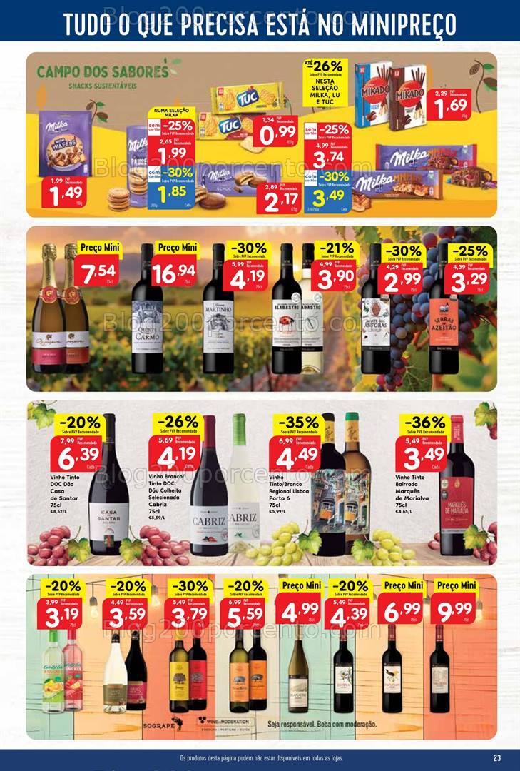 Antevisão Folheto MINIPREÇO Promoções de 18 a 25 setembro