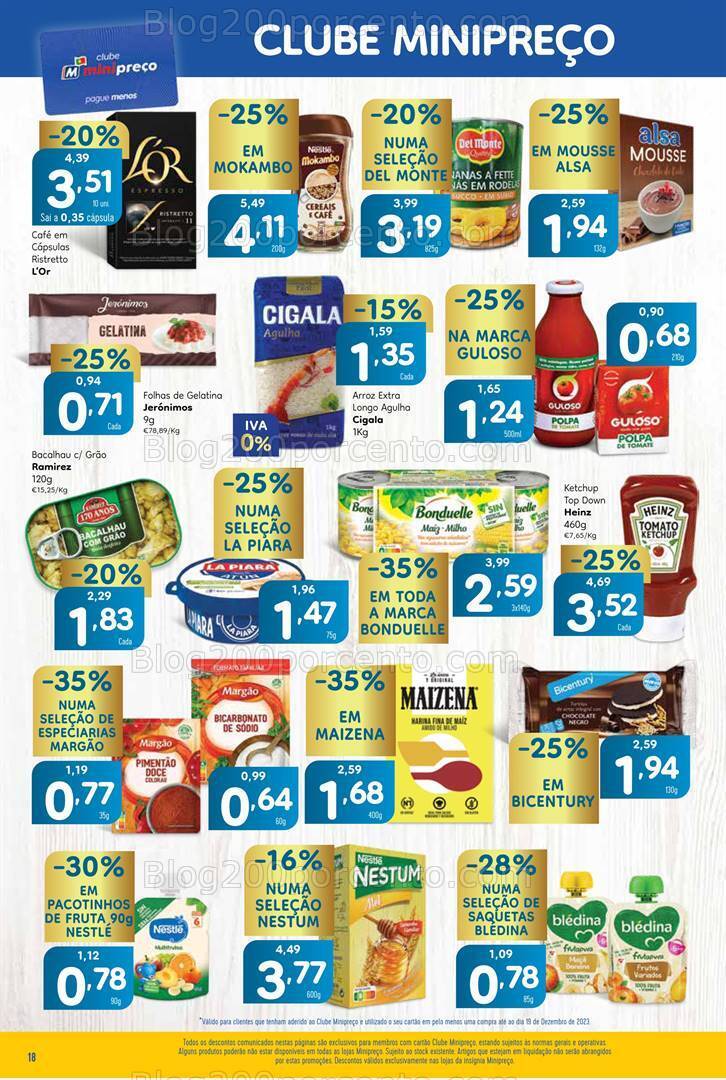 Antevisão Folheto MINIPREÇO Promoções de 21 a 27 dezembro