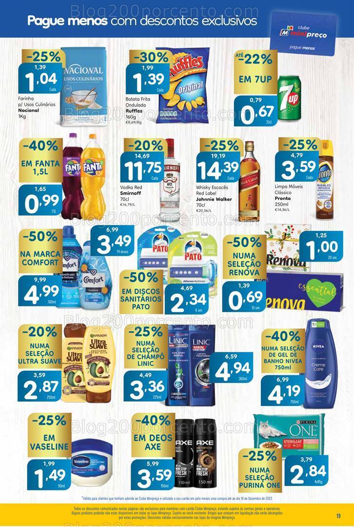 Antevisão Folheto MINIPREÇO Promoções de 21 a 27 dezembro