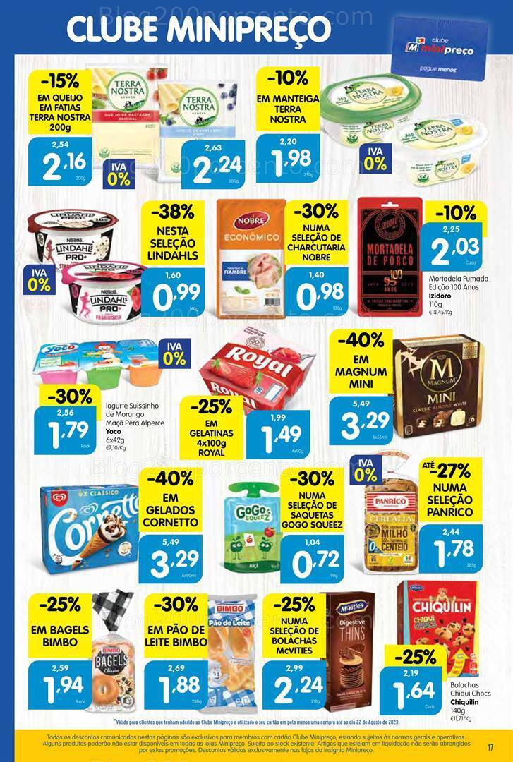 Antevisão Folheto MINIPREÇO Promoções de 24 a 30 agosto