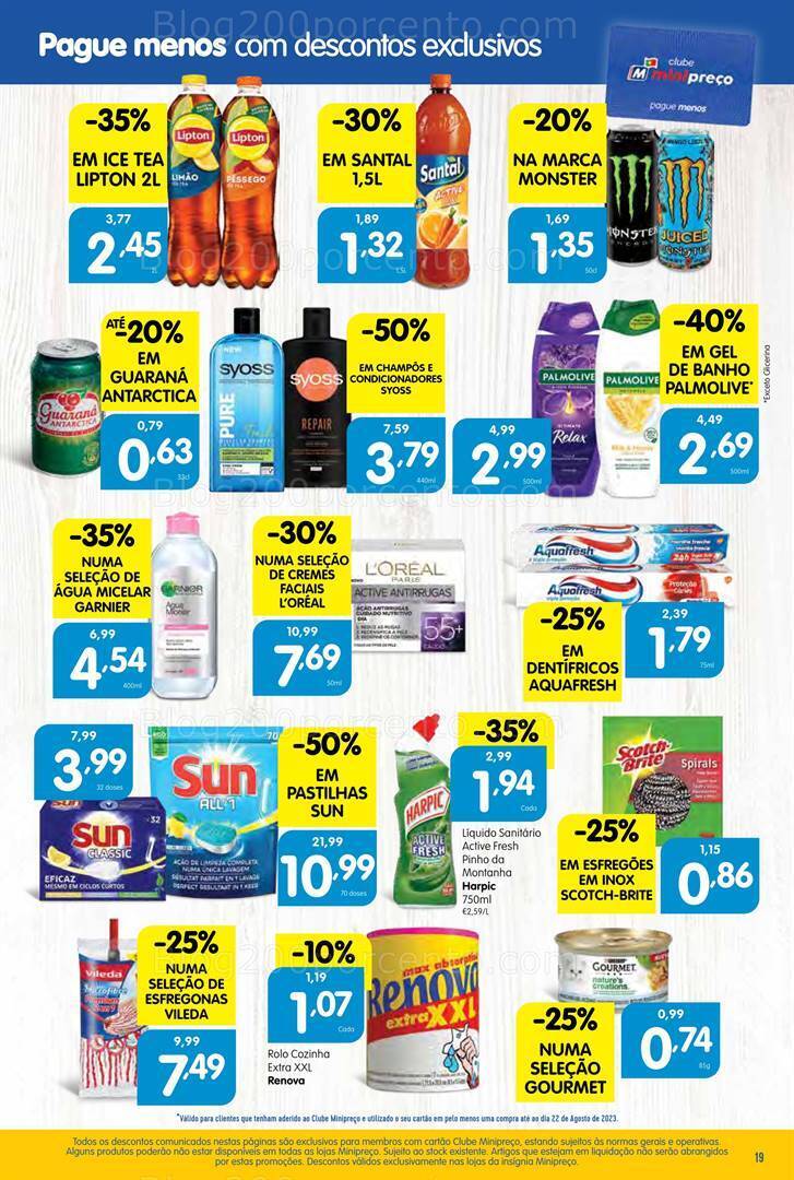 Antevisão Folheto MINIPREÇO Promoções de 24 a 30 agosto