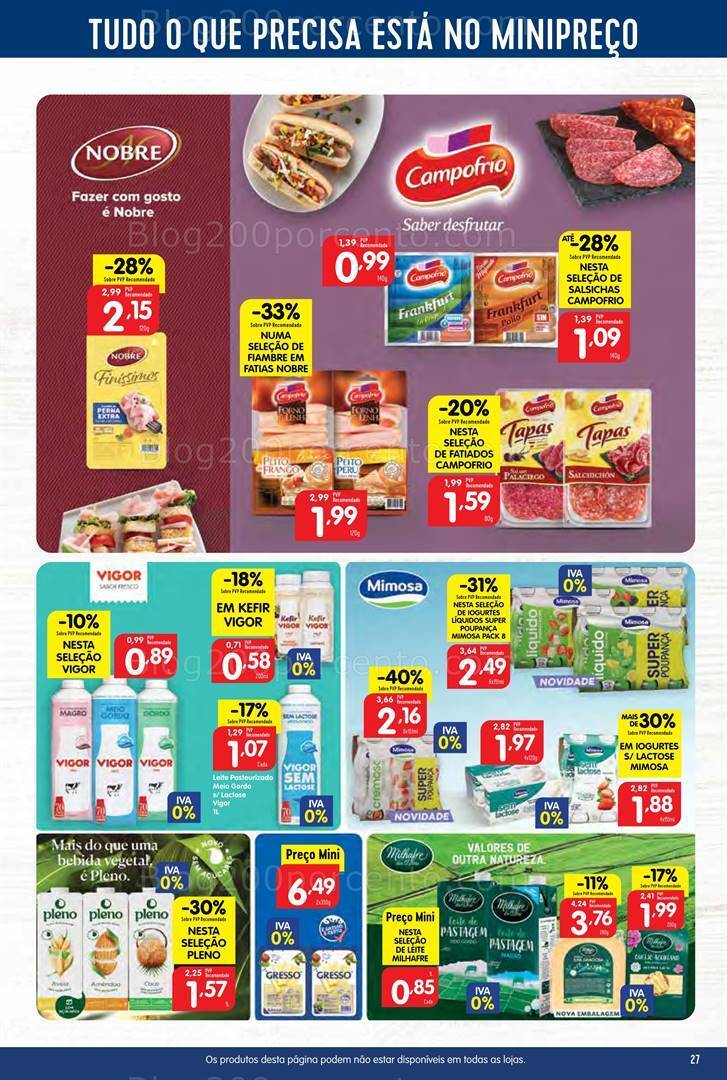 Antevisão Folheto MINIPREÇO Promoções de 24 a 30 agosto